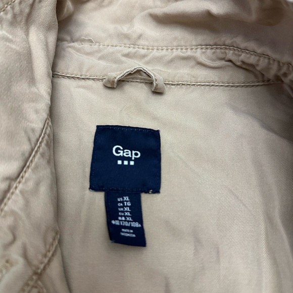 GAP Beige Utility Jacket with Pockets - Picture 2 of 5